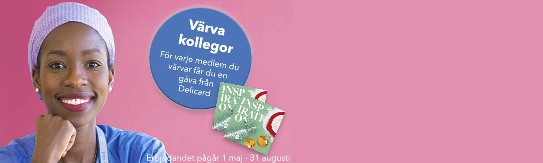 Kampanjbild för att värva kollegor