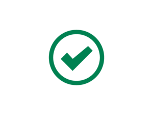 Green check mark