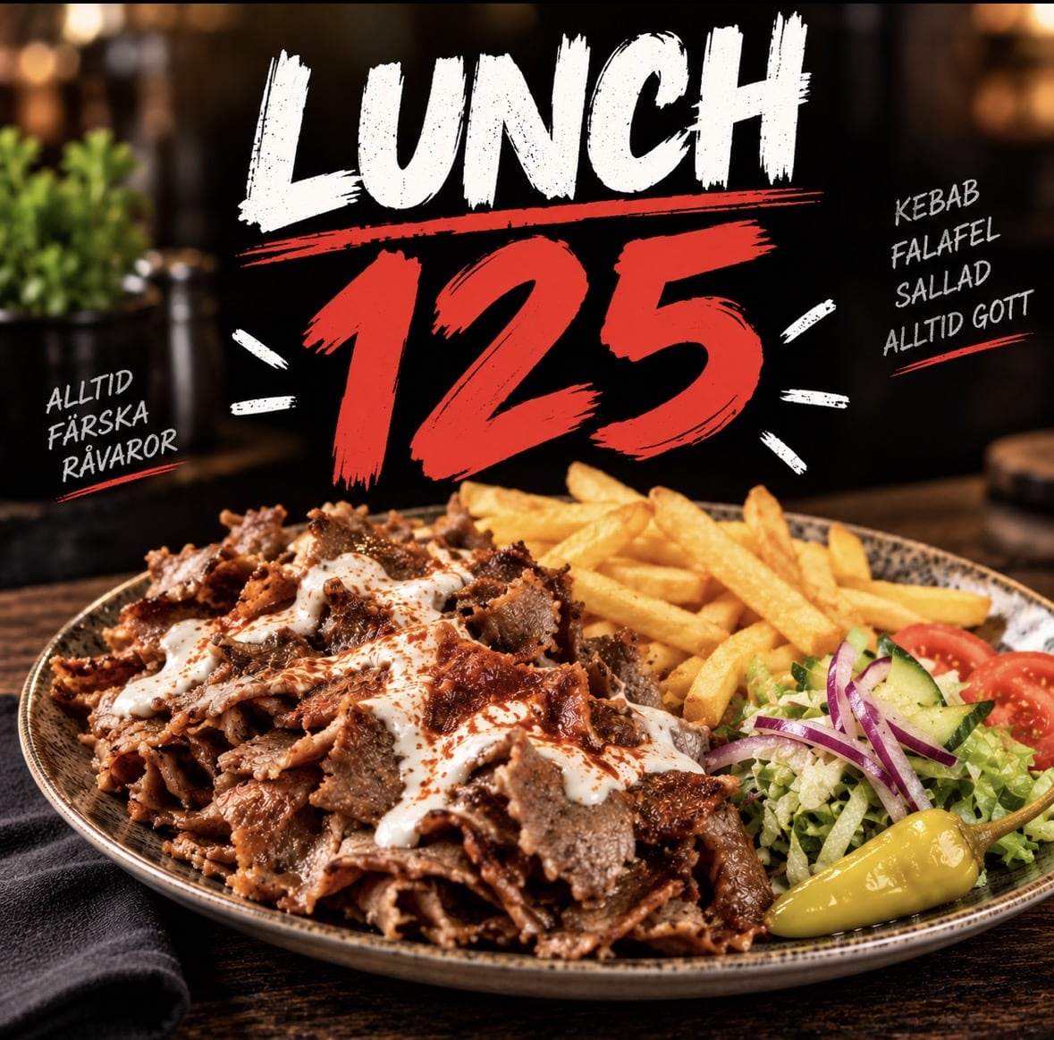 luncherbjudande Master Kebab