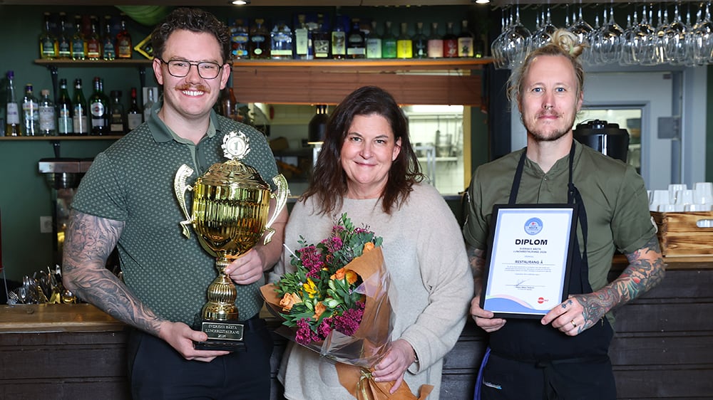 Vinnarna på Restaurang Å